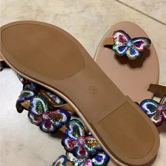 Sandals Open Toe Sandal Flats Shoes for Women - Picture 5 of 6